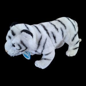 Siegfried & Roy White Tiger Plush Standing Stuffed Animal 1994 Petting Zoo Small